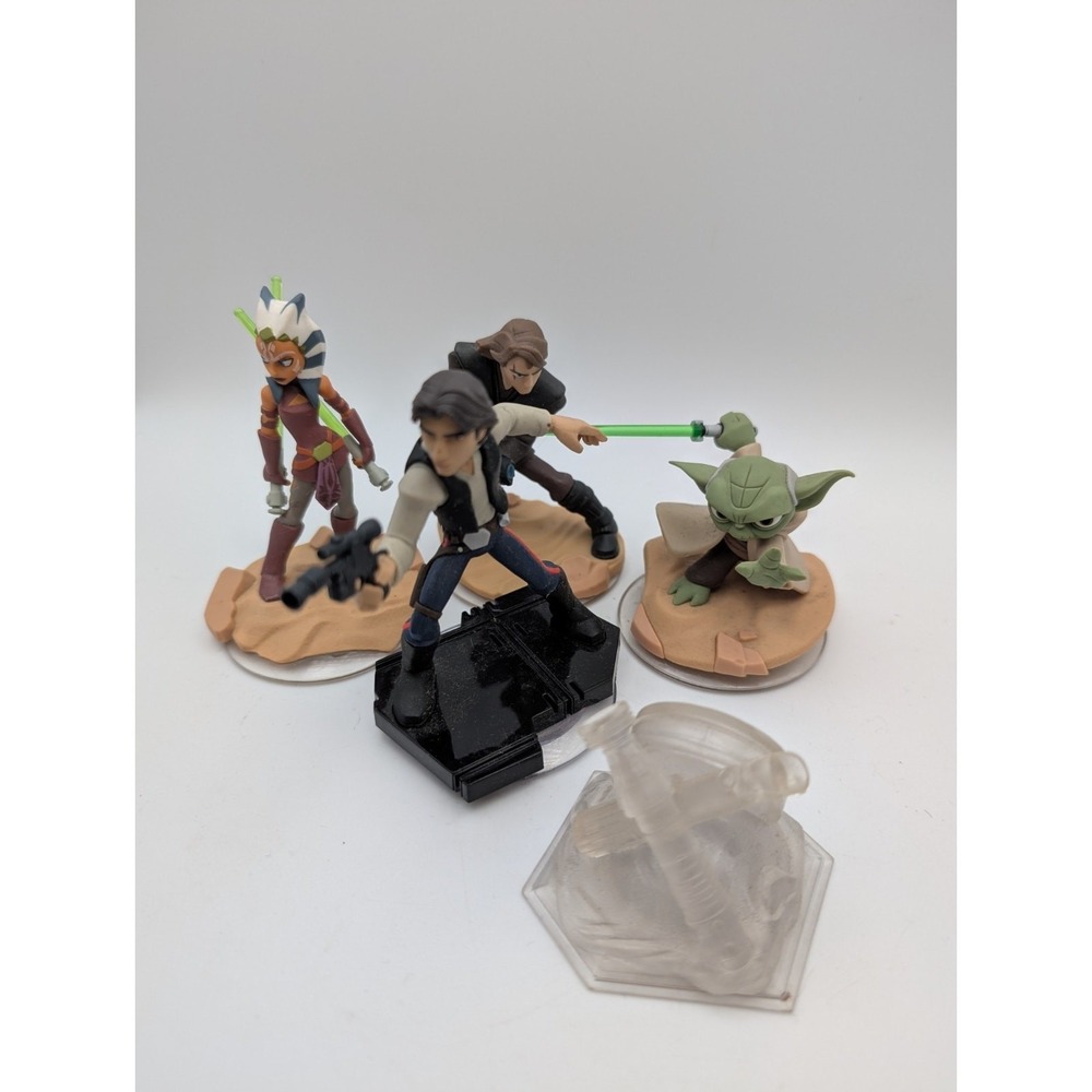 Disney Infinity Figure‎ Lot 3.0 Star Wars Yoda Hon Solo Disney